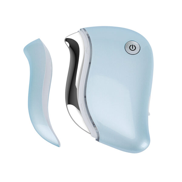 electric gua sha massager-blue