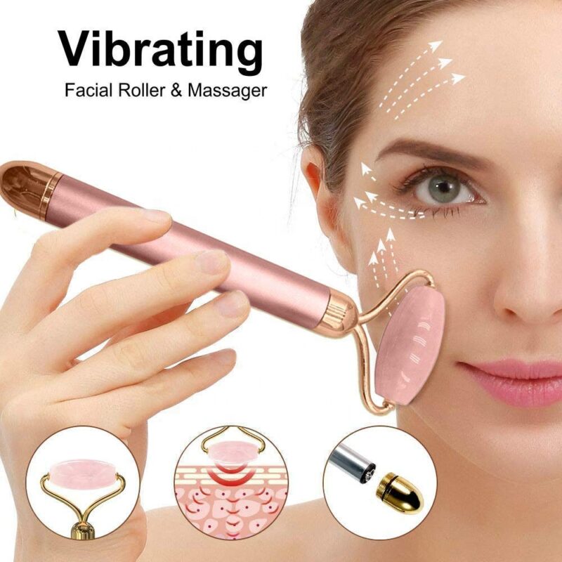 Electric 2 in 1 facial massager how to use