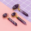 Amethyst Facial Jade Roller for Acupuncture Points - Image 4