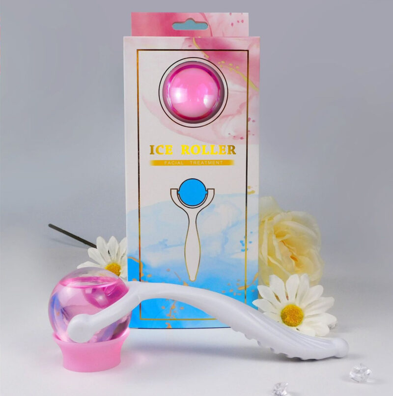 Ice globe massager pink