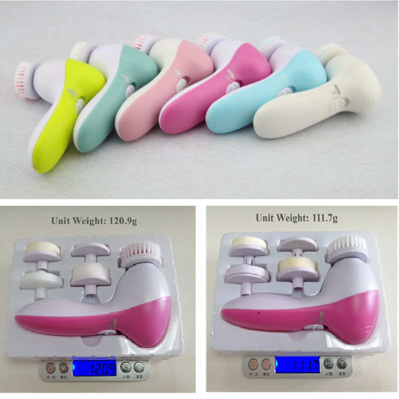 Customized color facial brush