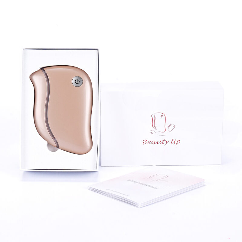 Electric gua sha face massager-pink package