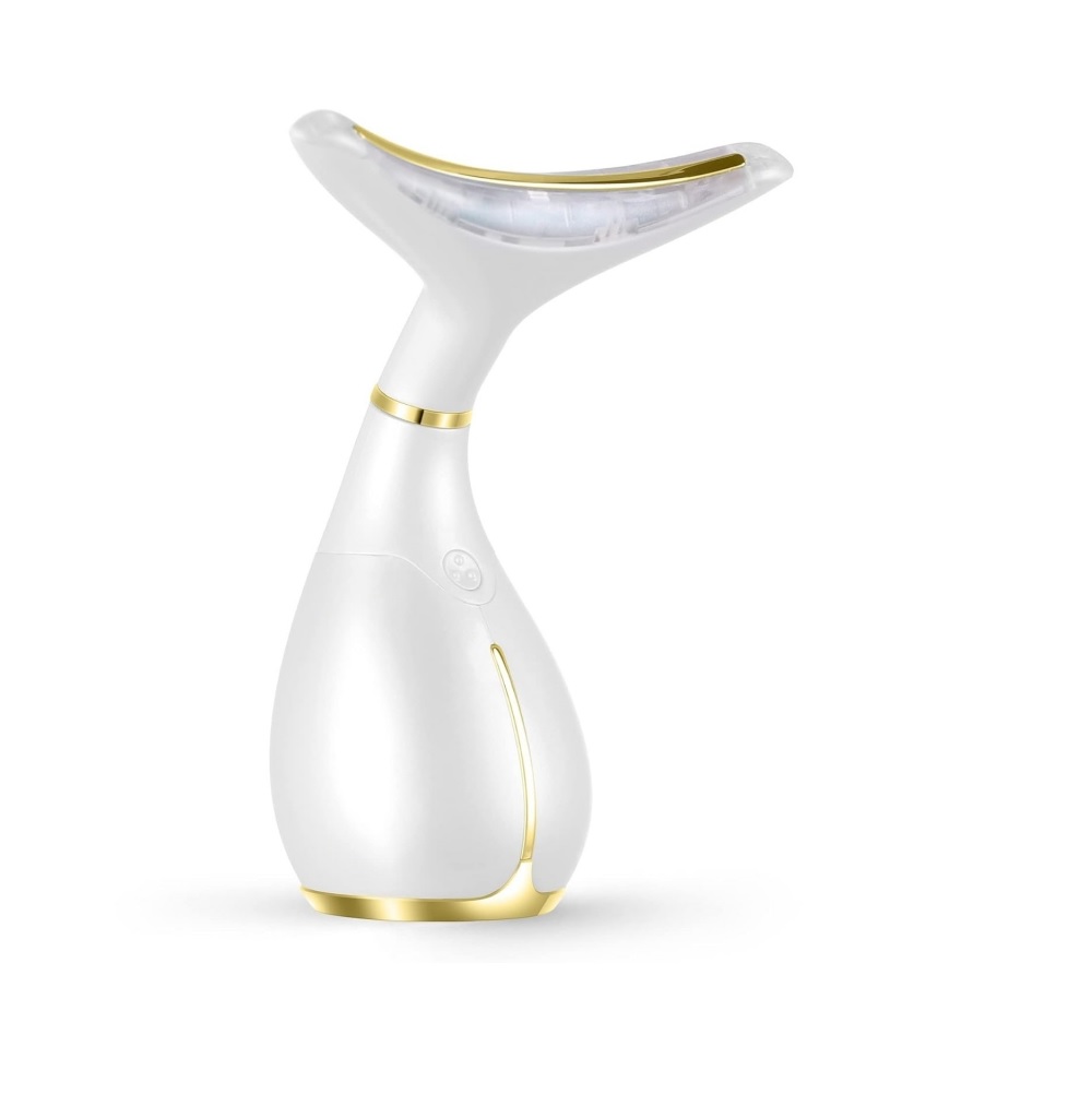 Neck tightening device-white+gold