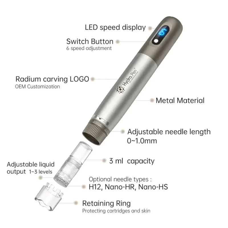 Hydra pen h3 microneedling pen part name