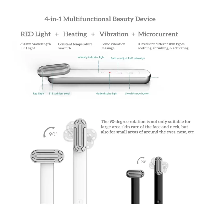 Microcurrent facial wand package